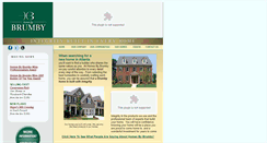 Desktop Screenshot of homesbybrumby.com